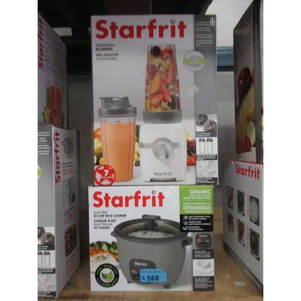 Starfrit Personal Blender & 10-Cup Rice Cooker