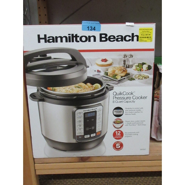 Hamilton Beach QuikCook Pressure Cooker - 8 QT