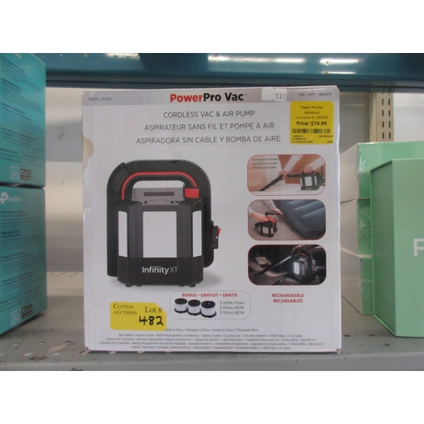 Infinity X1 PowerPro Cordless Vac & Air Pump 