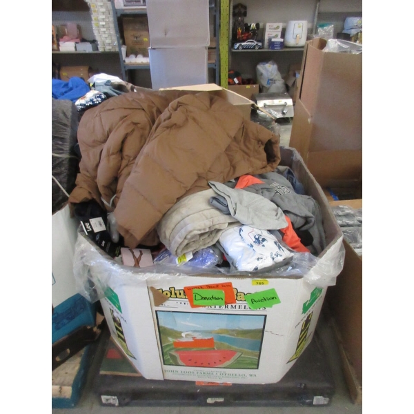Skid of Overstock & Customer Return Clothing - As Is