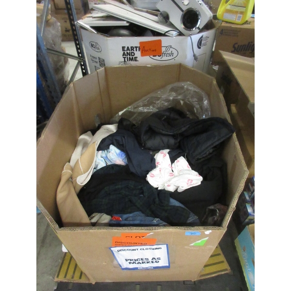 Skid of Overstock & Customer Return Clothing - As Is