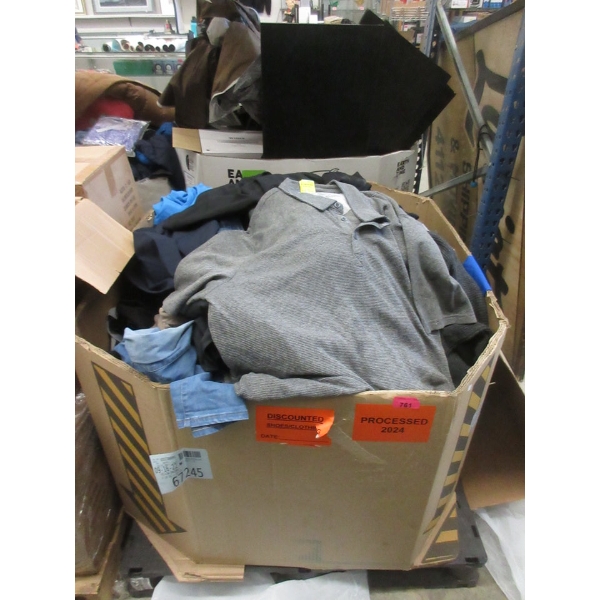 Skid of Overstock & Customer Return Clothing - As Is