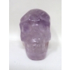 Image 1 : 684 Carat Hand Carved Amethyst Gemstone Skull