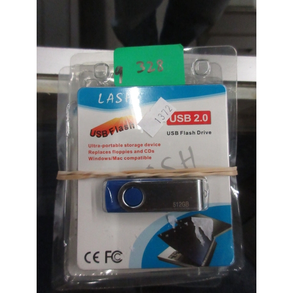 9 New 512 GB USB 2.0 Flash Drives