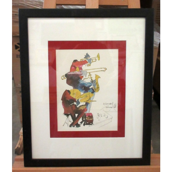 Leo Meiersdorff New Orleans Jazz Watercolour