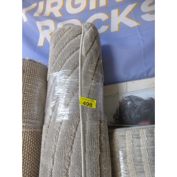 8' x 10' Grey Sculpted Low Pile Area Carpet 