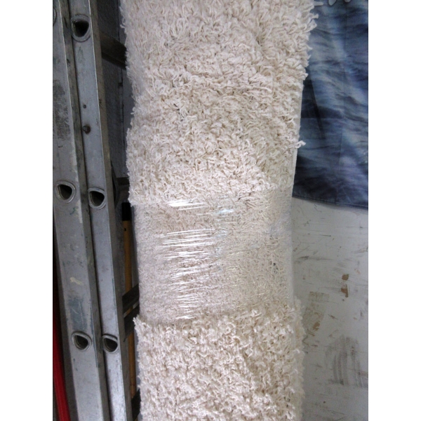 8' x 10' Beige Shag Area Carpet