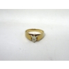 Image 2 : 14KT Yellow Gold Marquise Solitaire Diamond Ring 