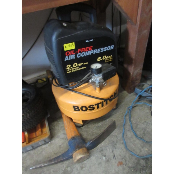 Pick Axe & Bostitch 2 HP 6 Gallon Compressor