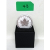 Image 1 : 1 Oz .9999 Silver 2018 Canada Maple Leaf Coin 