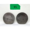 Image 1 : 2 x 1 Oz .999 Fine Titanium Buffalo Art Rounds