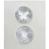 Image 1 : 2 x 1/2 Oz .999 Silver Sunshine Minting Rounds