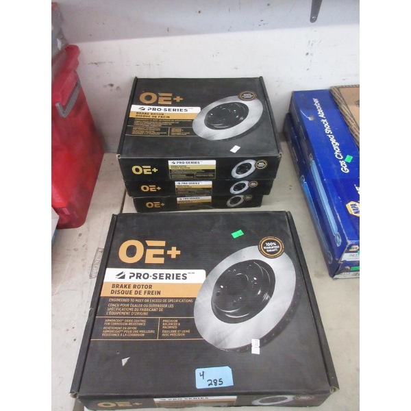 4 New Assorted Pro-Series OE+ Brake Rotors