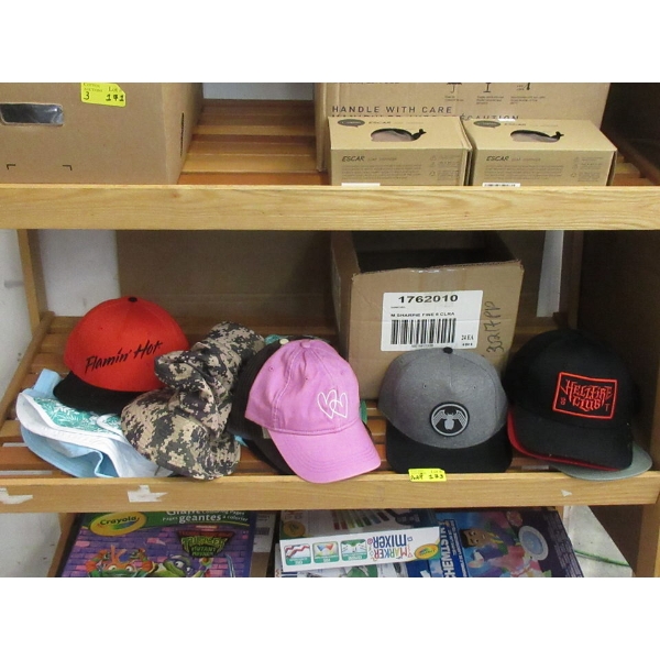 15 Assorted New Caps and Bucket Hats