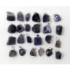 Image 1 : 24 New Polished Amethyst Pendants
