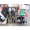 Image 1 : Tote of Cordless Vac Parts & 2 Charge Stands