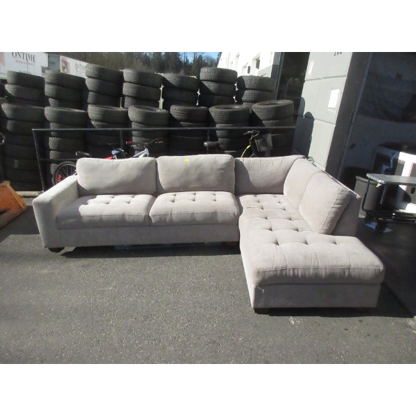 Fabric Upholstered Corner Sectional