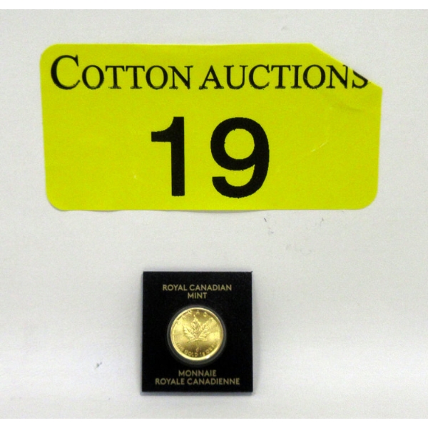 1 Gram .9999 Fine Gold 2023 Maple Leaf Coin 