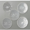 Image 1 : 5 x 1/10 Oz .999 Silver AMX Rounds