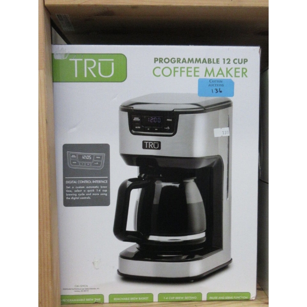 TRu Programmable 12-Cup Coffee Maker