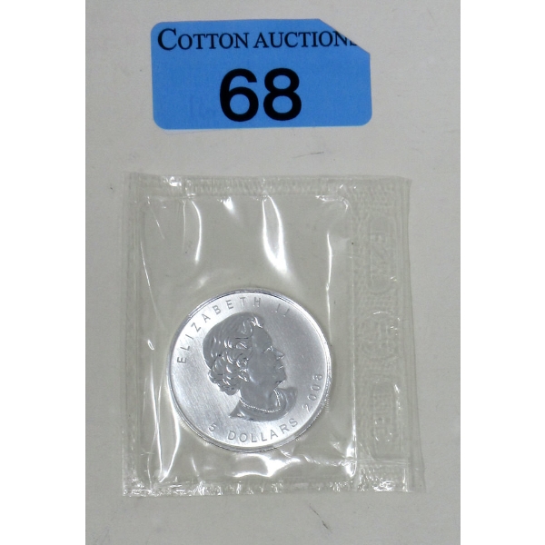 Flex Sealed 1 Oz .9999 Silver 2008 Maple Leaf Coin 