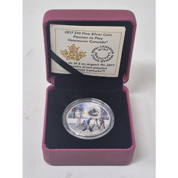 Half Ounce .9999 Silver Vancouver Canucks Coin