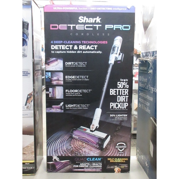 Shark Detect Pro Cordless Stick Vacuum in Box