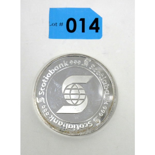 5 Oz .999 Silver Scotiabank Investor Round 