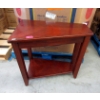 Image 2 : TV Bench and Angled End Table - Preowned