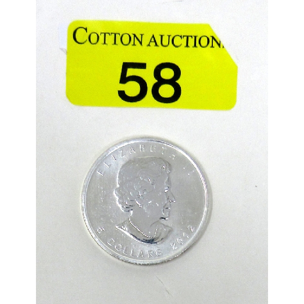 1 Oz .9999 Silver 2012 Maple Leaf Coin 