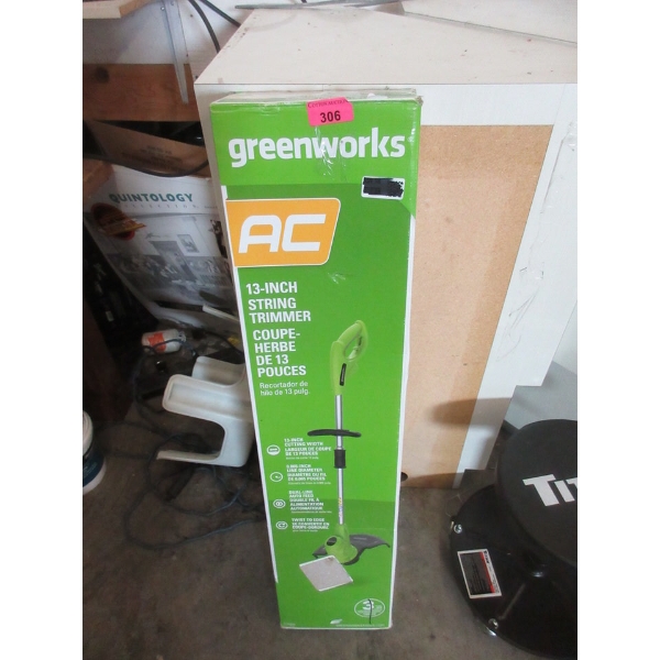 Greenworks 13" String Trimmer - Customer Return