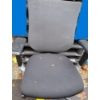 Image 1 : Black Fabric and Mesh Task Chair With Casters and Arm Rests