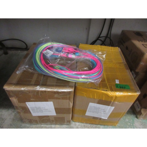 2 Cases of Neon 10' USB to Micro Cables