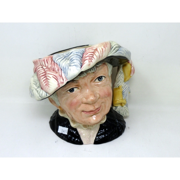 1986 Large Royal Doulton "Pearly Queen" Toby Jug