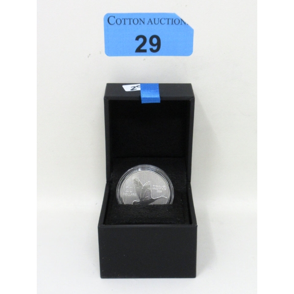 7.96 Gram .9999 Silver 2014 Canada Goose $20 Coin 