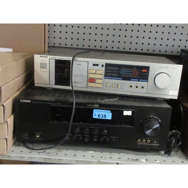 1 Yamaha & 1 Nikko Stereo Equipment - Pre Owned