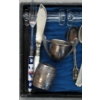Image 2 : Tray of Vintage Silver Plate & Stainless Steel Flatware