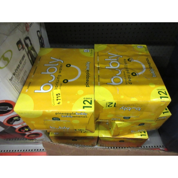 6 Cases of "Pineapple" Bubly Sparkling Water