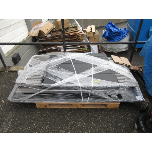 Skid of Outdoor Shed Parts - Customer Returns - As Is
