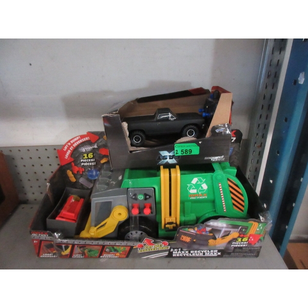 2 Customer Return Toy Vehicles 