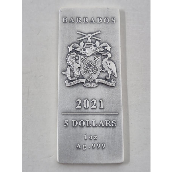 1 Oz .999 Silver 2021 George Washington Coin 