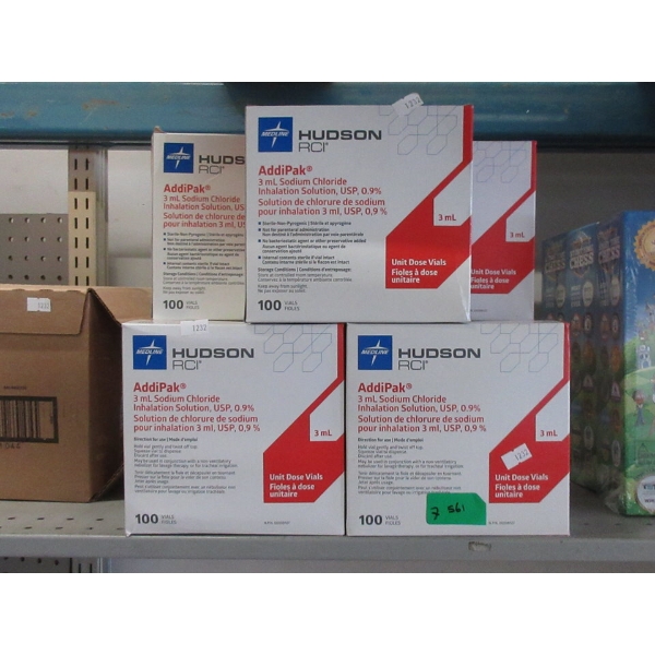 7 Boxes of Sodium Chloride Inhalation Solution