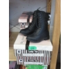 Image 1 : 5 New Pairs of Children's Front Lacing Black Boots