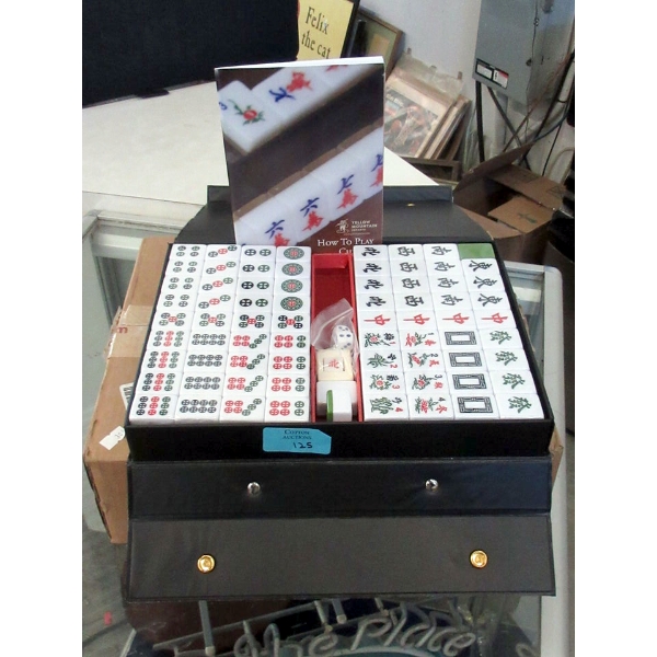 New Mahjong Set in Case by Yellow Mountain 
