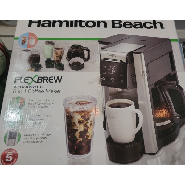 Hamilton Beach FlexBrew Advanced 5-in-1 Coffee Maker