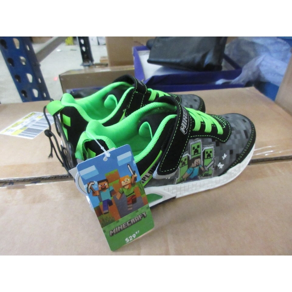 4 New Pairs of Little Kid's "Minecraft" Shoes