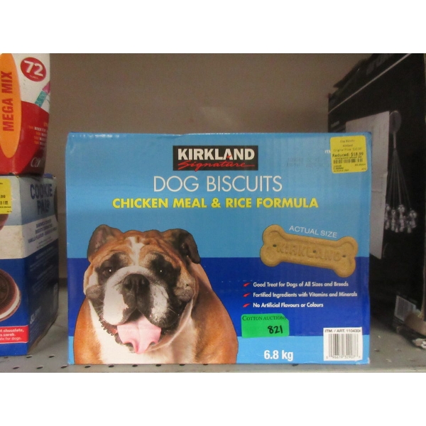 6.8 kg Box of Kirkland Dog Biscuits - BB: April 2025