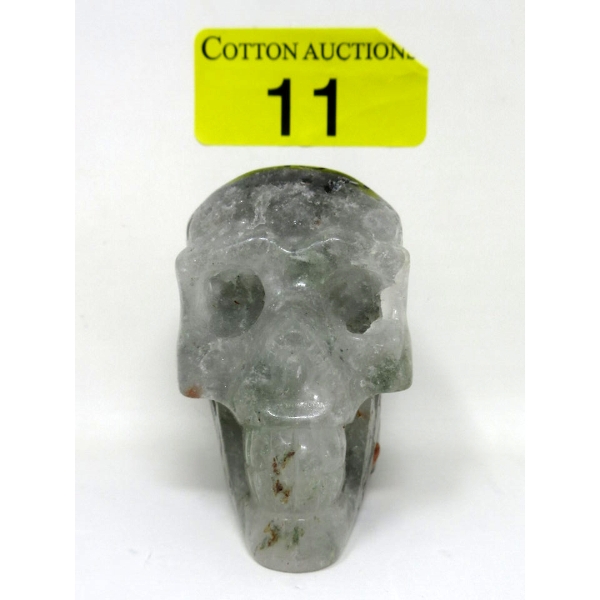 231 Gram Hand-Carved Gemstone 3D Skull