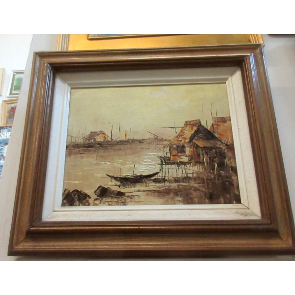 Original Framed Oil Painting Signed Jo Car