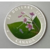 Image 1 : 1 Oz .9999 Silver Arrowhead Canada Flora Coin